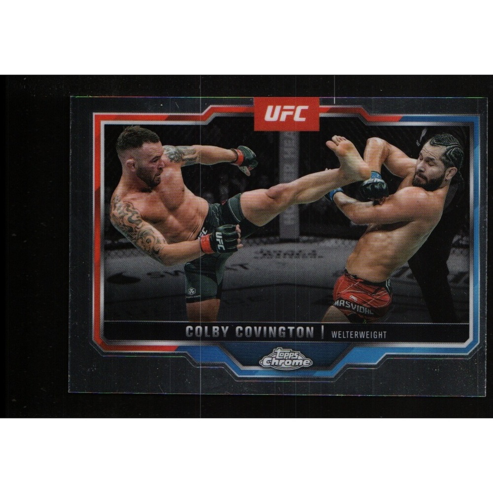 2025 Topps Chrome UFC Colby Covington BASE CARD Welterweight #154